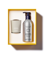 Sada tekuté mydlo a sviečka