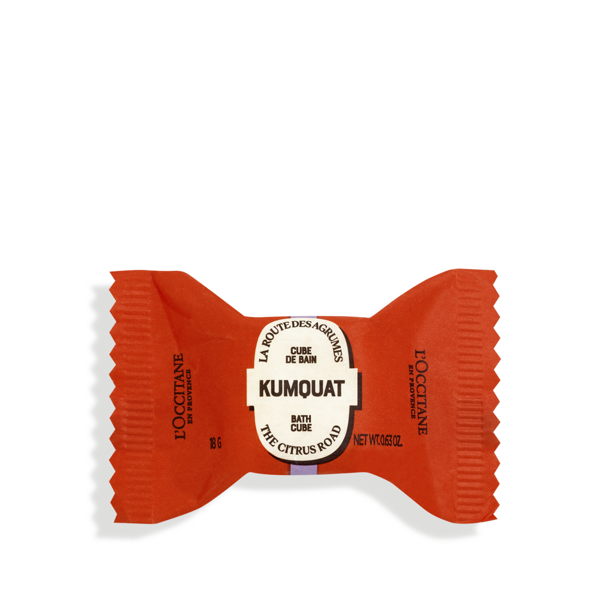 Šumivá kocka do kúpeľa Kumquat