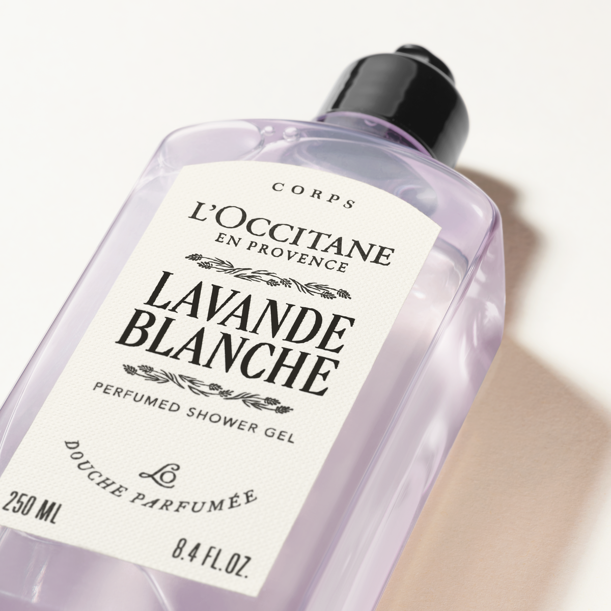 Sprchovací gél Lavande Blanche 250 ml (Biela Levanduľa)