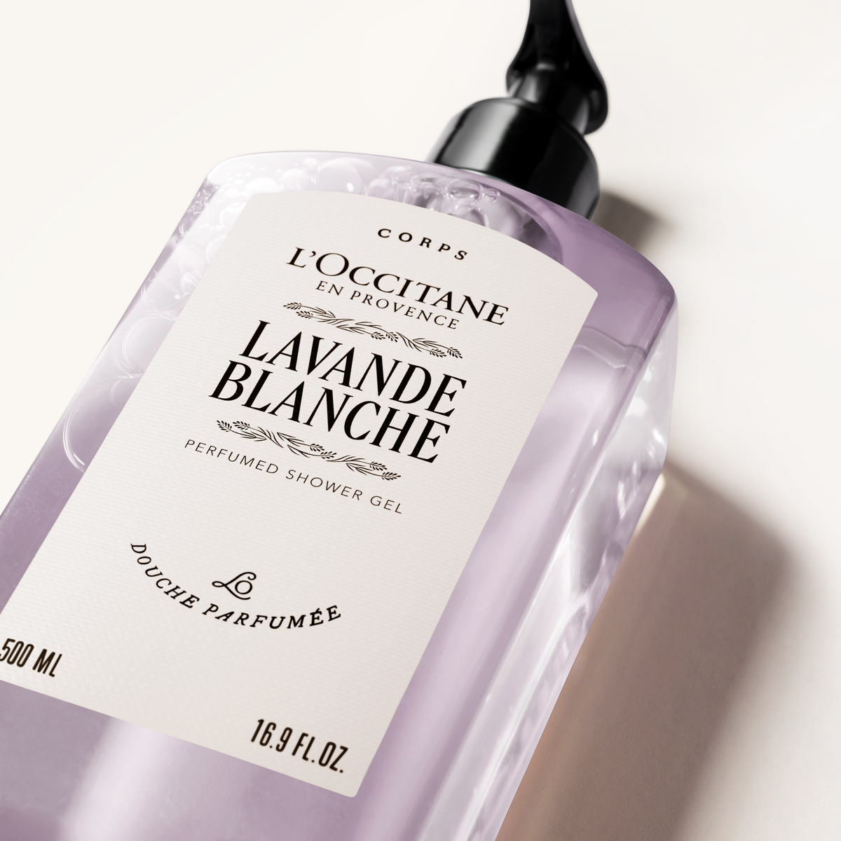 Sprchovací gél Lavande Blanche 500 ml (Biela Levanduľa)