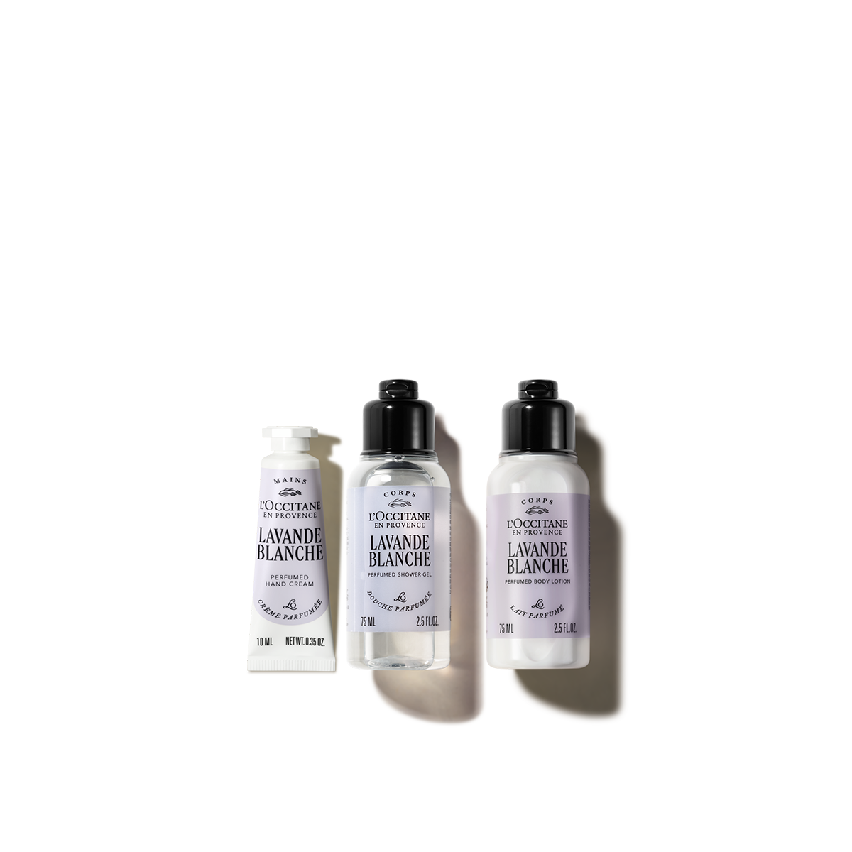 Balíček za špeciálnu cenu - Lavande Blanche trio (Biela Levanduľa)