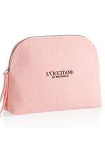 Ružová kozmetická taštička