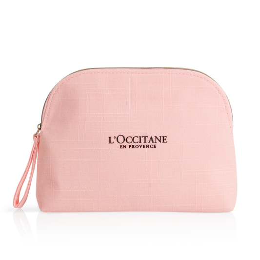 Ružová kozmetická taštička