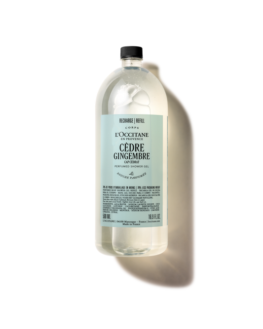 Sprchovací gél Cèdre Gingembre náhradná náplň