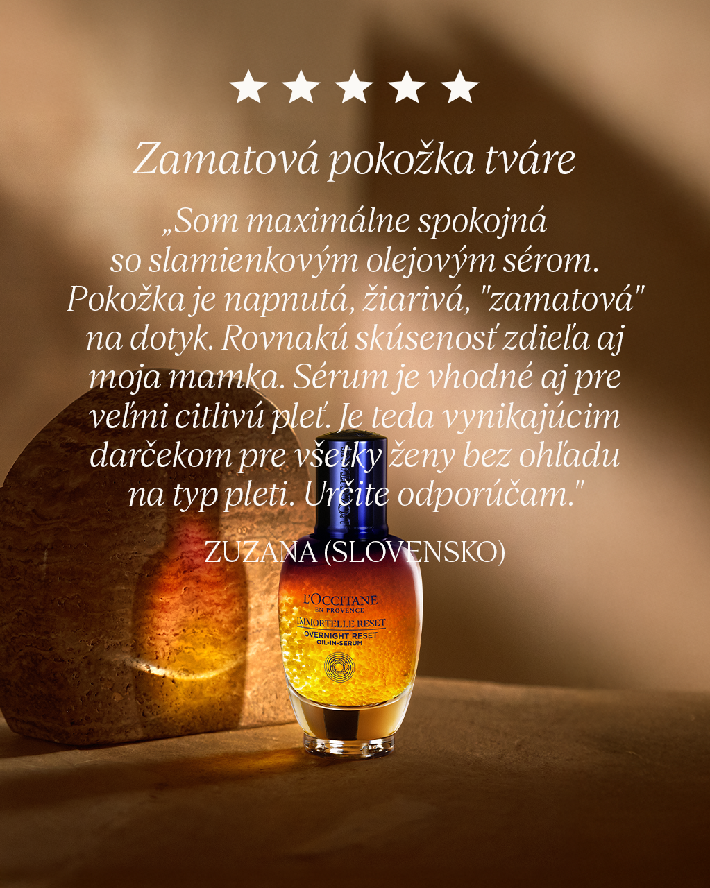 Očné olejové Reset sérum Slamienka