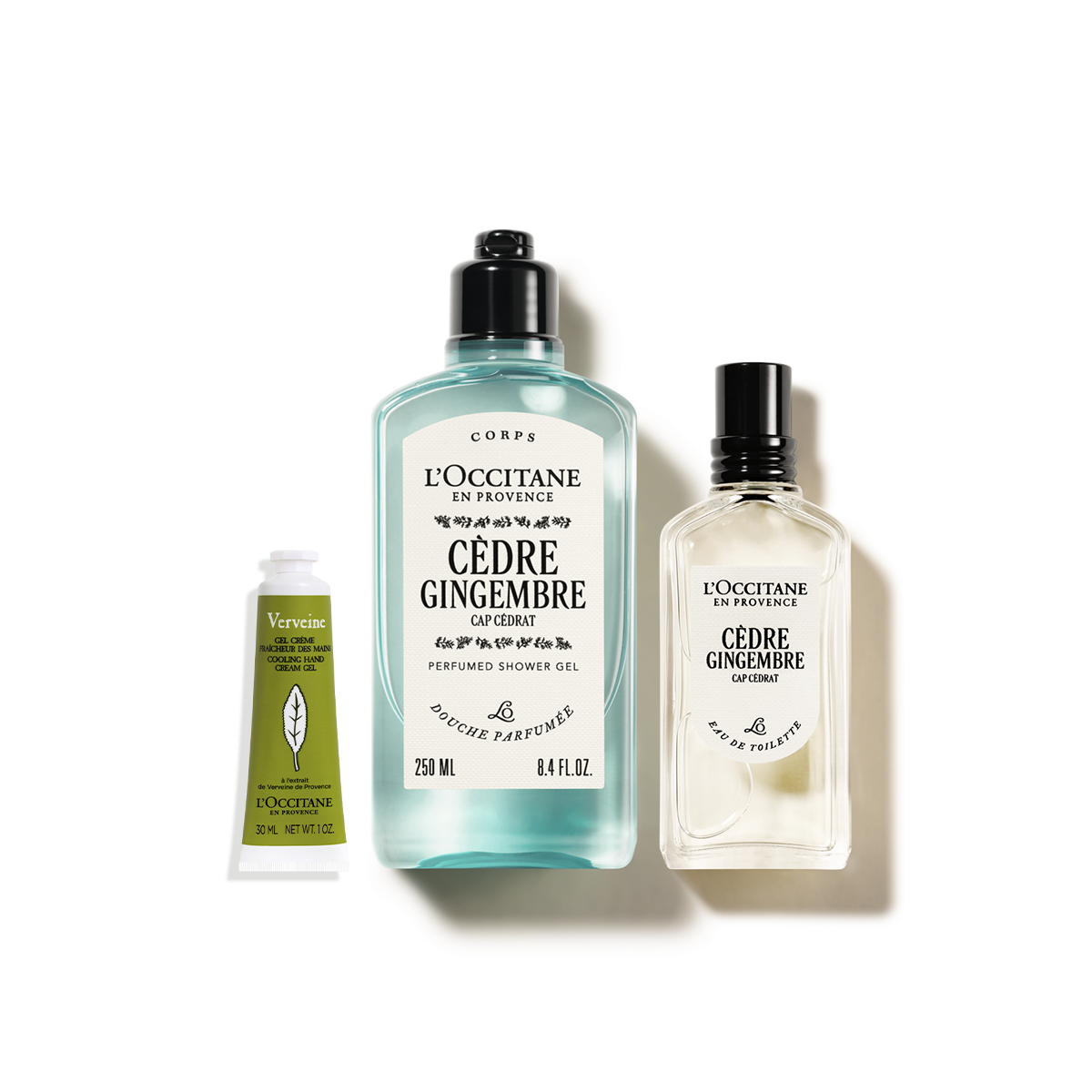 Balíček za špeciálnu cenu - Trio Cèdre Gingembre (Cap Cédrat)