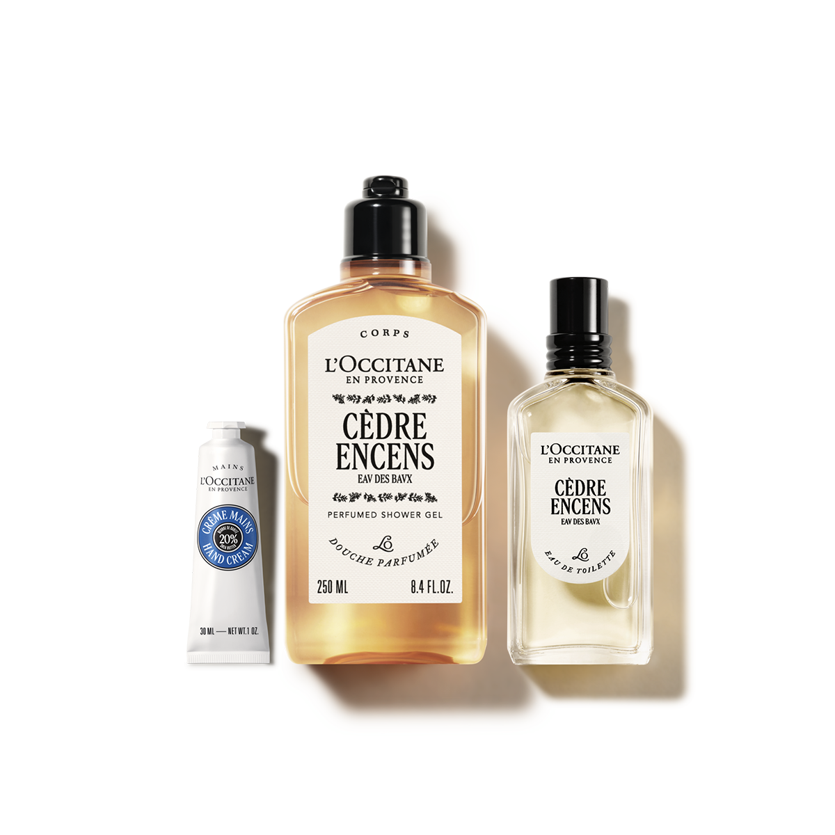 Balíček za špeciálnu cenu - Trio Cèdre Encens (des Baux)