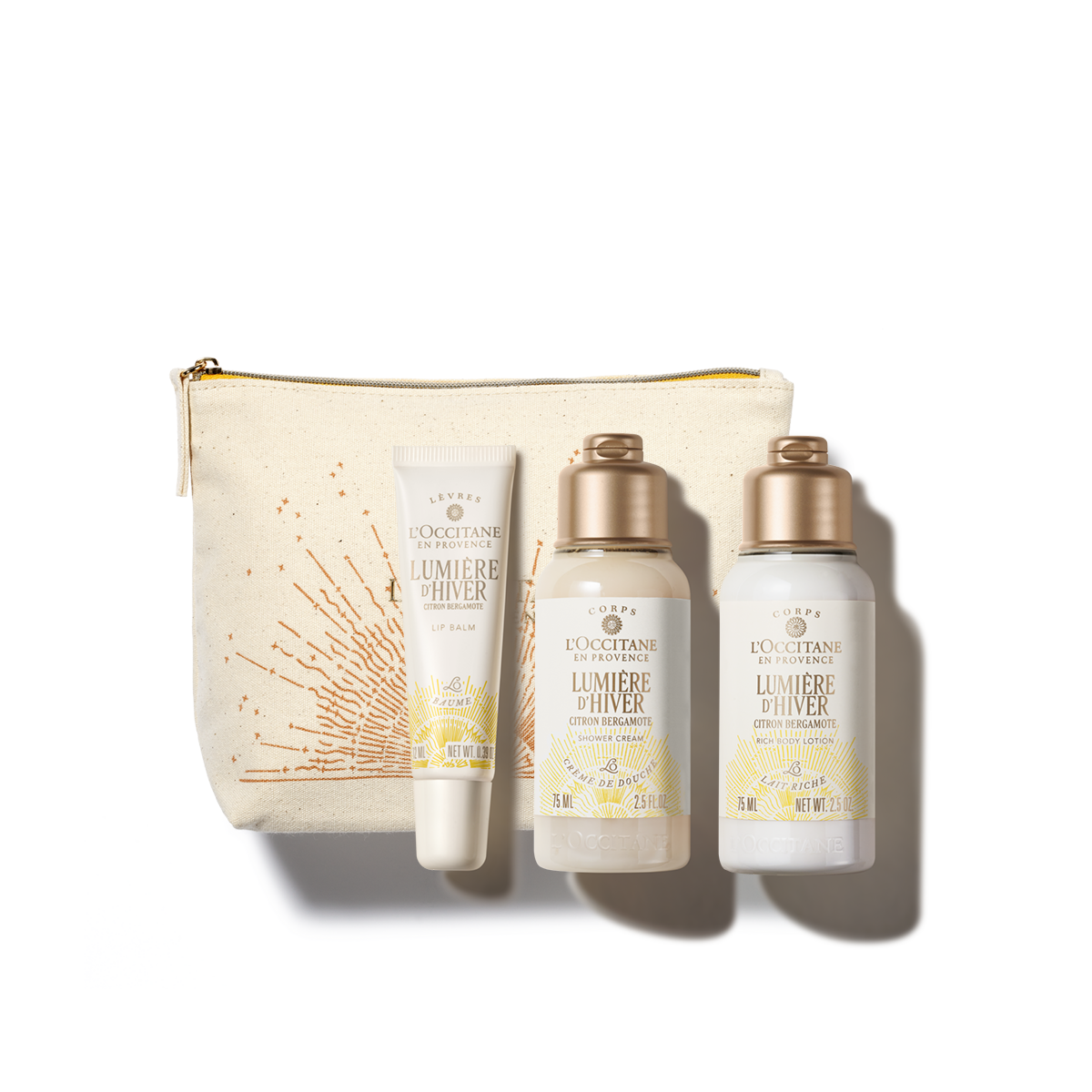 Balíček za špeciálnu cenu - Lumière d'Hiver trio s taštičkou