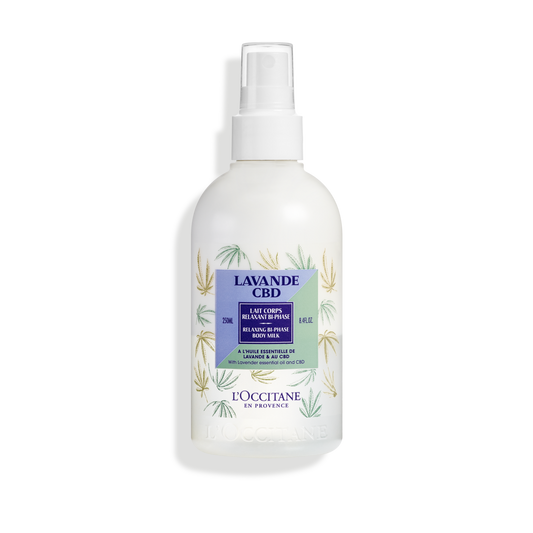 Relaxačné dvojfázové telové mlieko - Levanduľa CBD