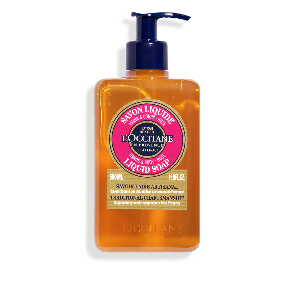 Tekuté mydlo Bambucké maslo Ruža 500 ml - Illustration 1